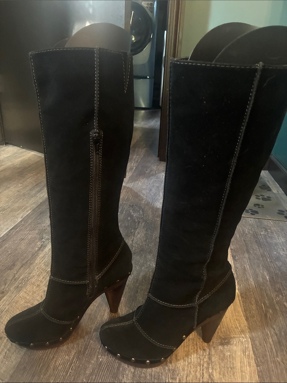 Seychelles Black Suede Boots